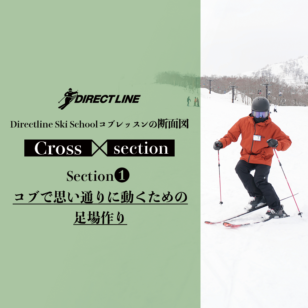 Section1・コブで思い通りに動くための足場作り【Cross-section】